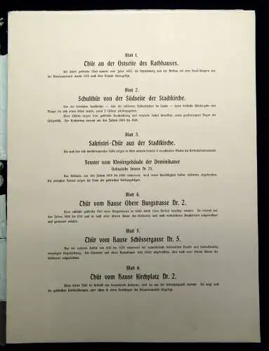 Aster,Georg Bau-Denkmäler der Stadt Pirna aus dem 15.-17.Jahrhundert 1902