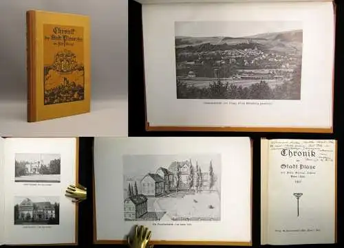 Georgi, Felix Chronik der Stadt Plaue in Thüringen Widmung d. Verfassers 1927