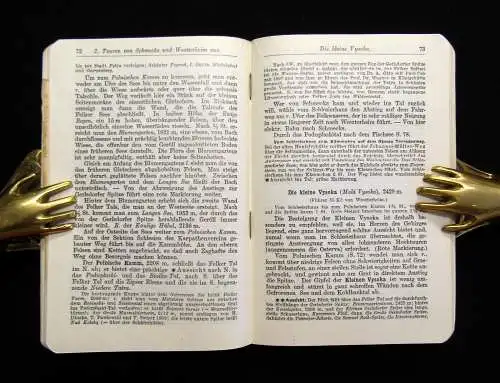 Grieben Reiseführer Bd. 47 Die hohe Tatra 1929 mit 9 Karten Landeskunde Guide