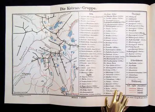 Grieben Reiseführer Bd. 47 Die hohe Tatra 1929 mit 9 Karten Landeskunde Guide