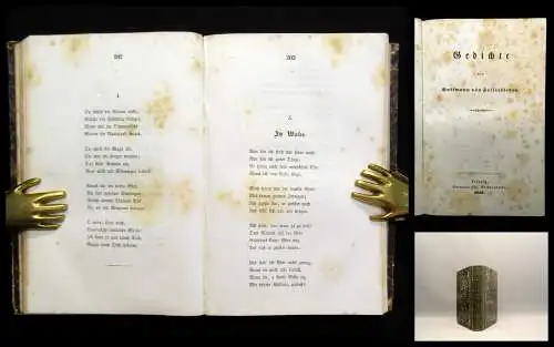 Fallersleben Gedichte 1843 Belletristik Lyrik Literatur Reime Wiegenlieder