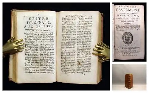 Saci Le Nouveau Testament traduit en français sur la Vulgate 1730 Theologie