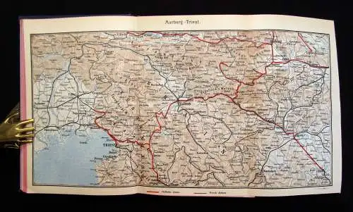 Südbahn-Gesellschaft Die Südbahn u ihr Verkehrsgebiet Oesterreich-Ungarn um 1900