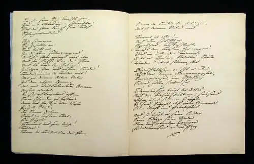 Wahle,Suphan Aus Goethes Archiv Die erste Weimarer Gedichtsammlung in Facsimile