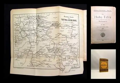 Griebens Reiseführer Die hohe Tatra Band 47 1901 mit 5 Karten Landeskunde Guide