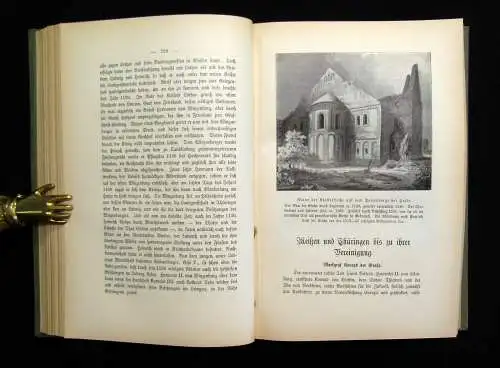 Sturmhoefel Geschichte der Sächsischen Lande  u ihrer Herrscher 2 Bde in 4 1898