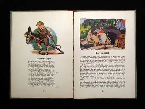 Rumdibum Ein lustiges Buch mit bunten Bildern von Rudolf Schoen Or.SU um 1918