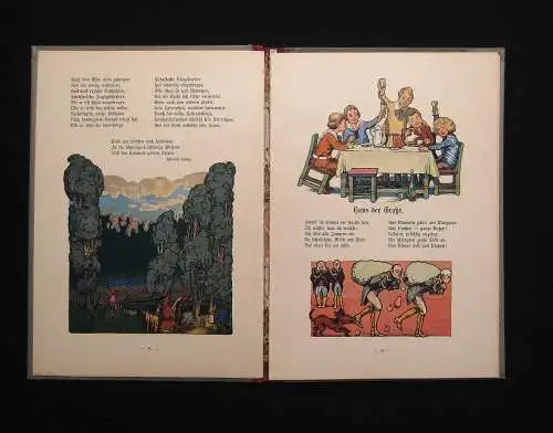 Rumdibum Ein lustiges Buch mit bunten Bildern von Rudolf Schoen Or.SU um 1918