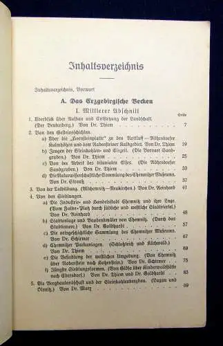 Sächsische Wanderbücher 2 Bde Chemnitzer Wanderbuch 1924/25 Guide Reiseführer