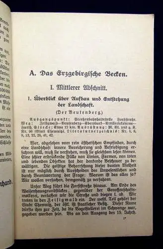 Sächsische Wanderbücher 2 Bde Chemnitzer Wanderbuch 1924/25 Guide Reiseführer