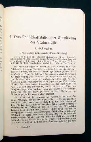 Sächsische Wanderbücher 2 Bde Chemnitzer Wanderbuch 1924/25 Guide Reiseführer