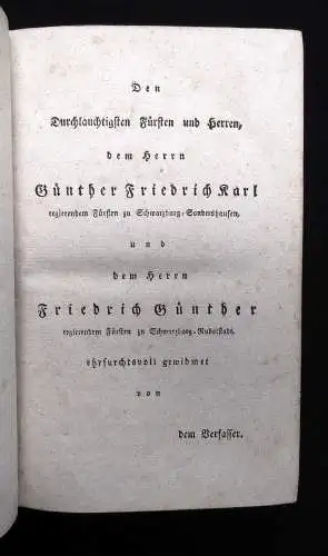 Junghans,August,Chr. Geschichte der Schwarzburgischen Regenten 1821 mit 1 Tafel