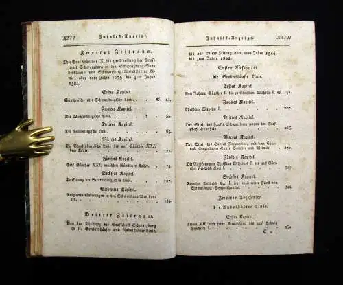 Junghans,August,Chr. Geschichte der Schwarzburgischen Regenten 1821 mit 1 Tafel