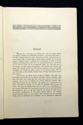 Richter Dresden sonst und jetzt 1905 50 Doppelbilder in Lichtdruck Landeskunde
