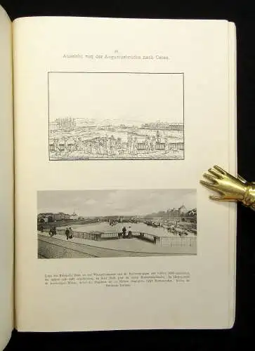 Richter Dresden sonst und jetzt 1905 50 Doppelbilder in Lichtdruck Landeskunde