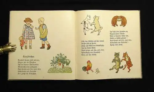 Caspari Kommt nur herein! Ein lustiges um 1925 Bilderbuch Kinderliteratur EA