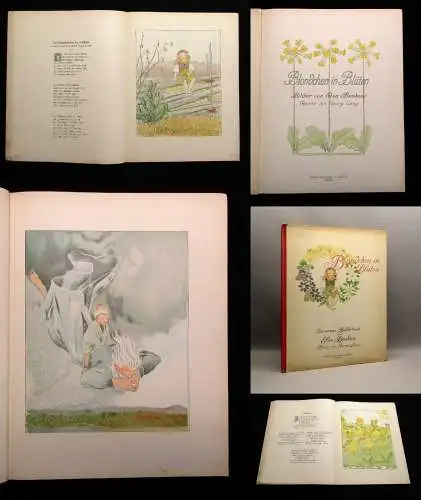 Lang, Georg Blondchen in Blüten Bilder von Elsa Beskow um 1910 Kinderbücher