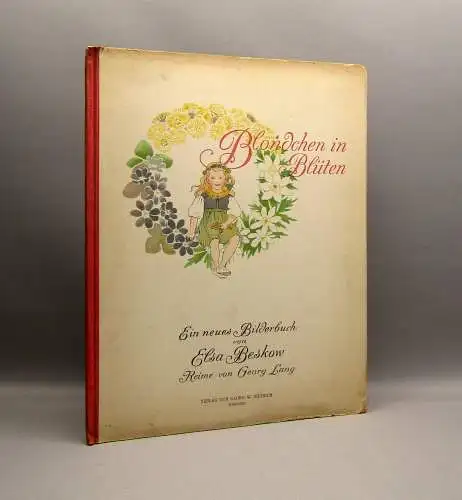 Lang, Georg Blondchen in Blüten Bilder von Elsa Beskow um 1910 Kinderbücher