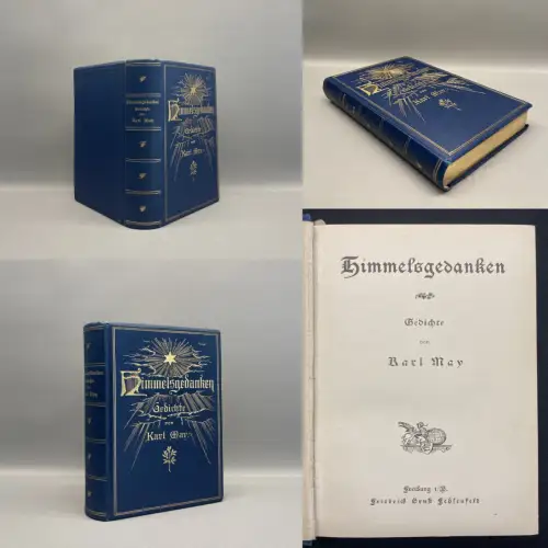 May Karl Himmelsgedanken. Gedichte. Erste Ausgabe 1900 Abenteuer Klassiker