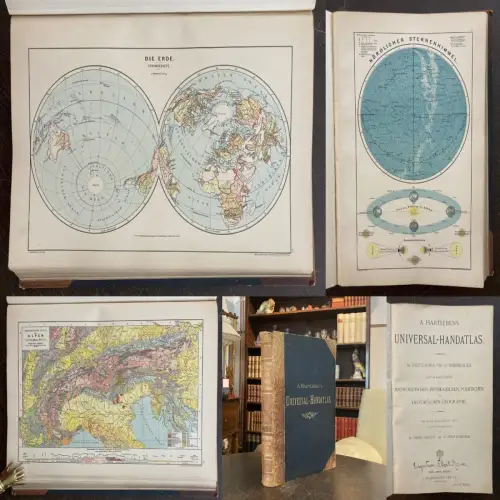 Umlauft, Heiderich A. Hartleben`s Universal- Handatlas o.J. um 1890