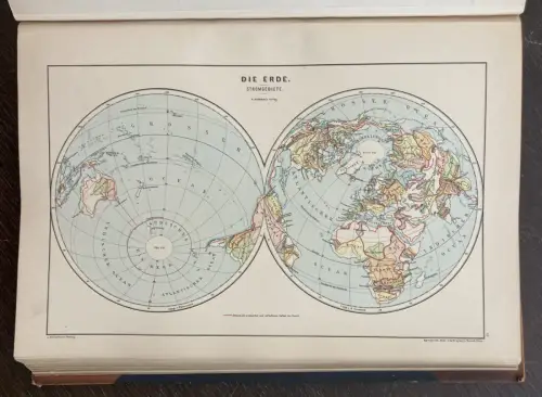 Umlauft, Heiderich A. Hartleben`s Universal- Handatlas o.J. um 1890