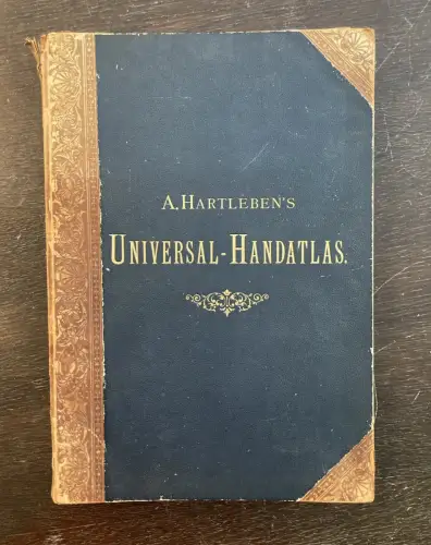 Umlauft, Heiderich A. Hartleben`s Universal- Handatlas o.J. um 1890