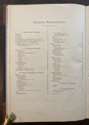 Umlauft, Heiderich A. Hartleben`s Universal- Handatlas o.J. um 1890