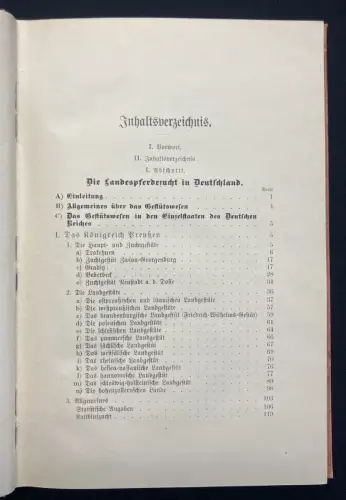 Zobel Die Landespferdezucht in Deutschland u. die Remontierung der Deutschen