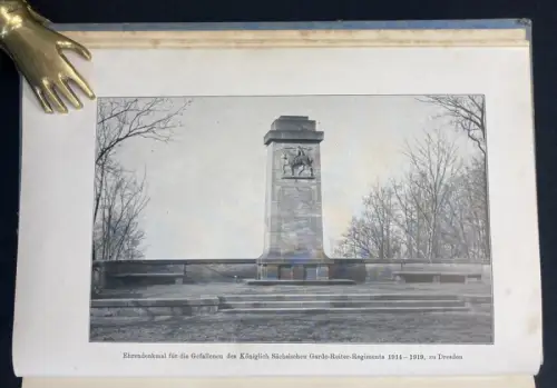 Hinüber Ehrentafel u Stammliste des Königl.-Sächs. Garde-Reiter-Regiments 1926