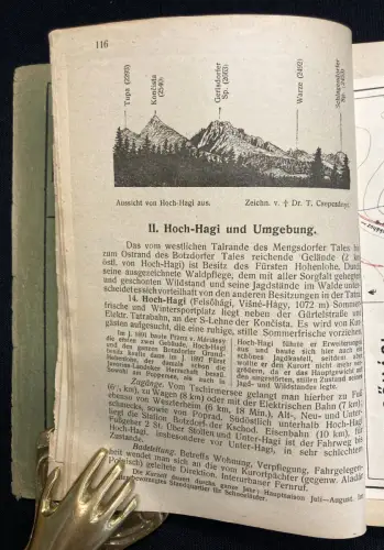 GY. A. Hefty und Dr. J. Vigyazo 3 Bde. Tatra Führer,Winter in der Tatra,Bäder