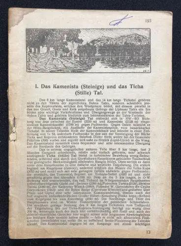 GY. A. Hefty und Dr. J. Vigyazo 3 Bde. Tatra Führer,Winter in der Tatra,Bäder