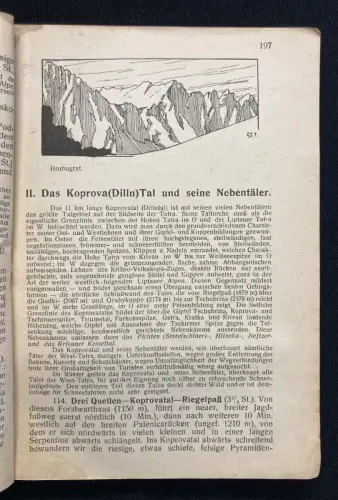 GY. A. Hefty und Dr. J. Vigyazo 3 Bde. Tatra Führer,Winter in der Tatra,Bäder