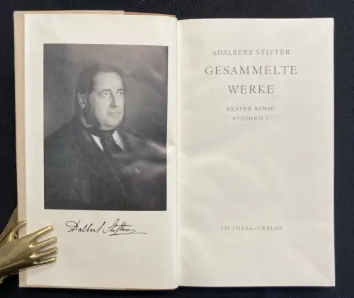 Stifter, Adalbert Gesammelte Werke, Dünndruckausgabe in 6 Bänden 1954 Insel