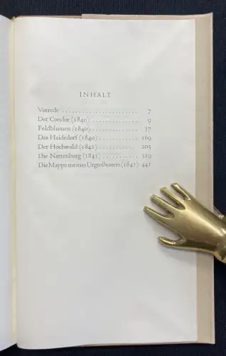 Stifter, Adalbert Gesammelte Werke, Dünndruckausgabe in 6 Bänden 1954 Insel