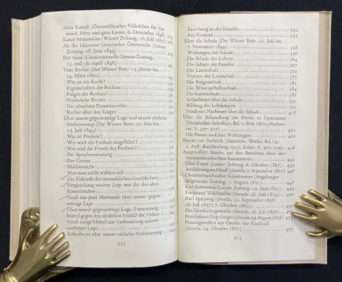 Stifter, Adalbert Gesammelte Werke, Dünndruckausgabe in 6 Bänden 1954 Insel