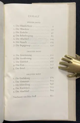Stifter, Adalbert Gesammelte Werke, Dünndruckausgabe in 6 Bänden 1954 Insel