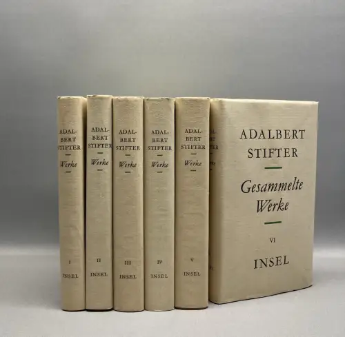 Stifter, Adalbert Gesammelte Werke, Dünndruckausgabe in 6 Bänden 1954 Insel