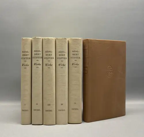 Stifter, Adalbert Gesammelte Werke, Dünndruckausgabe in 6 Bänden 1954 Insel