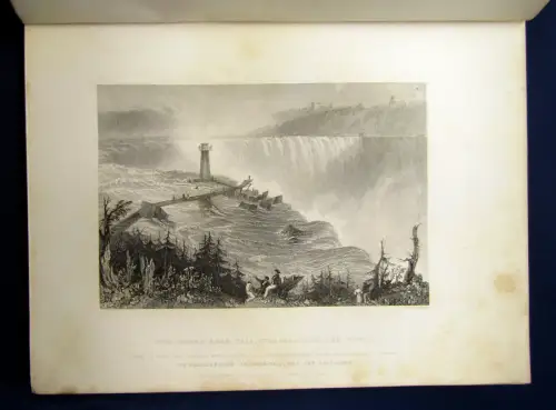 Willis Horn America in Bildern Nach der Natur gez.von Bartlett 2 Bde o.J. (1845)