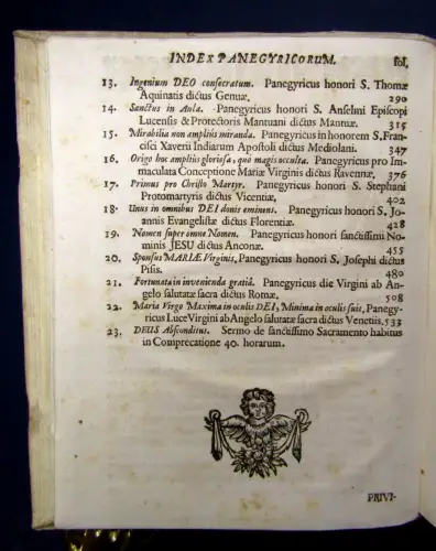 Segneri Paul Panegyrici Sacri Societatis Jesu. 1725 blindgeprägt js
