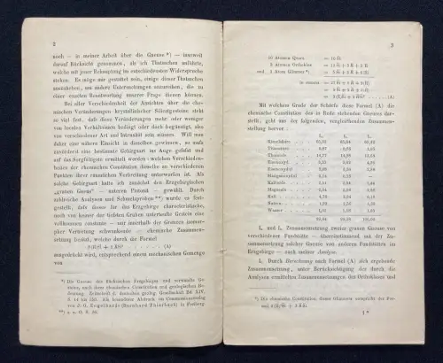 Ueber die chem. u phys. Veränderungen krystallinischer Silicatgesteine 1863
