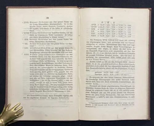 Scheerer Die Gneuse des Sächsischen Erzgebirges 1862 Gesteine Chemie Geologie
