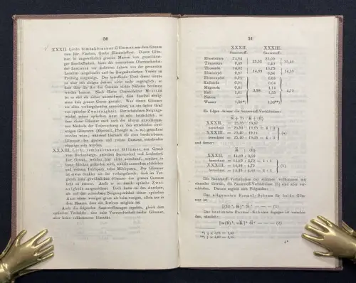 Scheerer Die Gneuse des Sächsischen Erzgebirges 1862 Gesteine Chemie Geologie