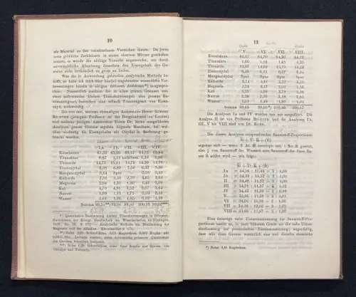 Scheerer Die Gneuse des Sächsischen Erzgebirges 1862 Gesteine Chemie Geologie