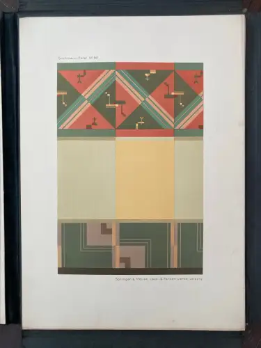 Grohmann Paul Zeitgemässe Raum- Malerei o.J. um 1920 Artdeko Schablonen