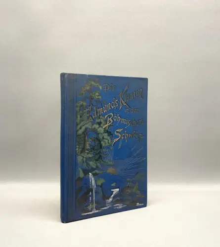 Hoffmann Die Edmundsklamm in der Böhmischen Schweiz Leporello 12 Ans. um 1925