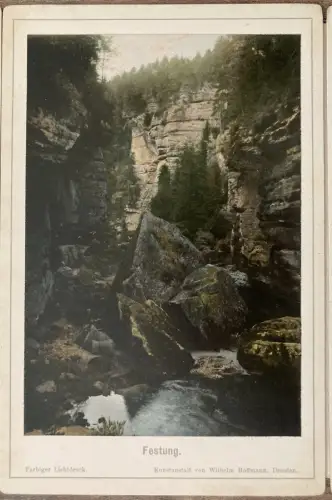 Hoffmann Die Edmundsklamm in der Böhmischen Schweiz Leporello 12 Ans. um 1925