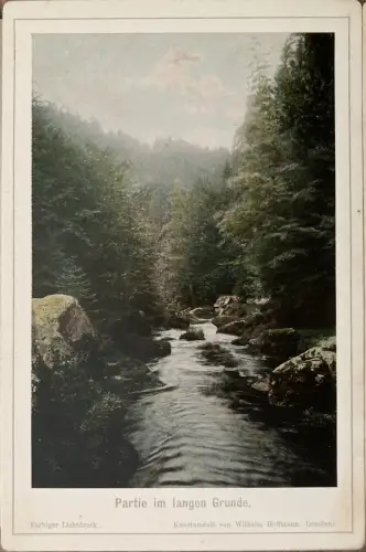 Hoffmann Die Edmundsklamm in der Böhmischen Schweiz Leporello 12 Ans. um 1925