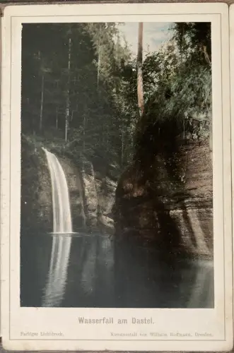 Hoffmann Die Edmundsklamm in der Böhmischen Schweiz Leporello 12 Ans. um 1925