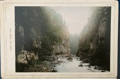 Hoffmann Die Edmundsklamm in der Böhmischen Schweiz Leporello 12 Ans. um 1925